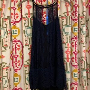 Anthro Lace Tank Top